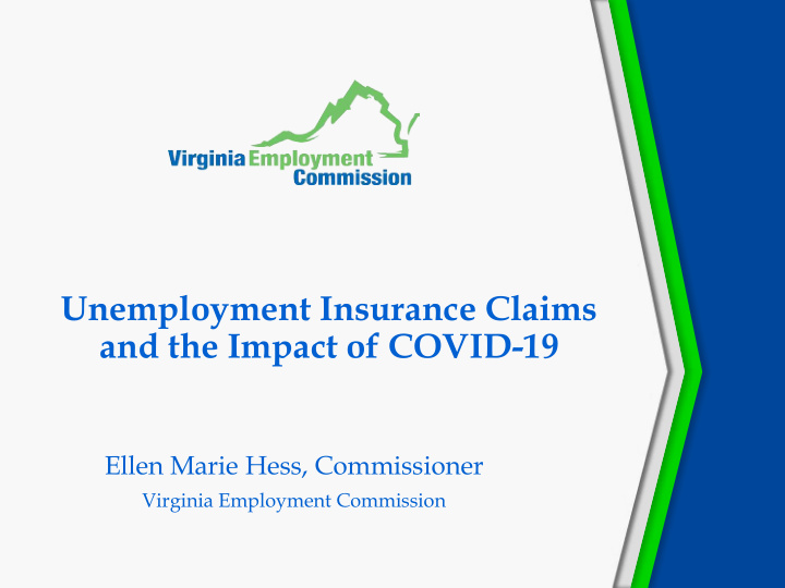 unemployment insurance claims and the impact of covid 19