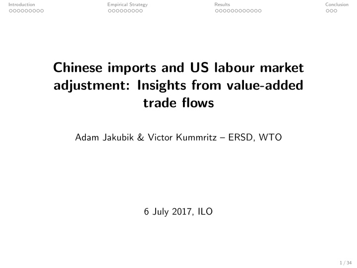 chinese imports and us labour market adjustment insights