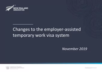 November 2019  What Government intends to achieve:  Create better connections  Ensuring that