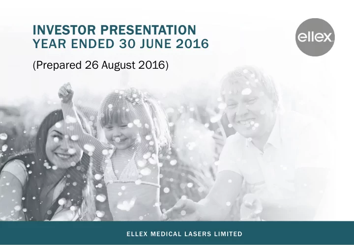 year ended 30 june 2016