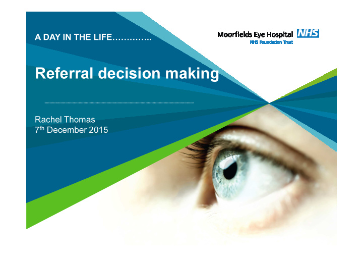 referral decision making