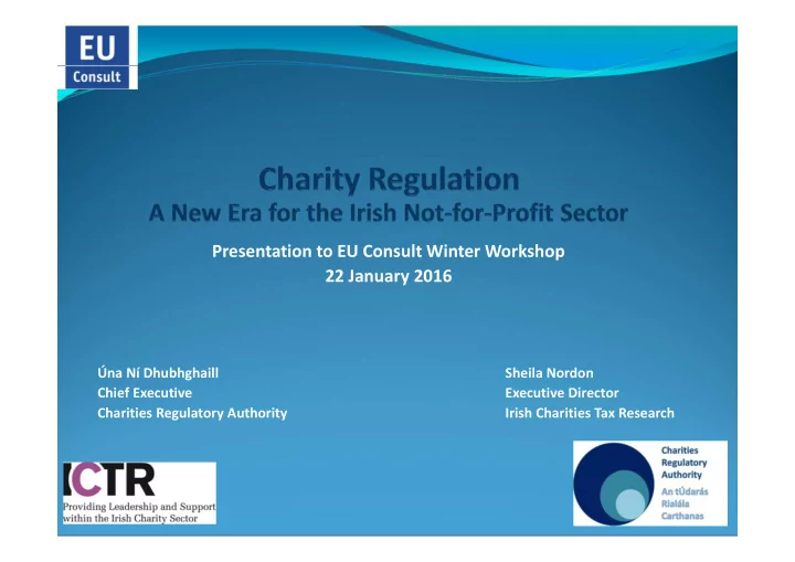 presentation to eu consult winter workshop 22 january 2016