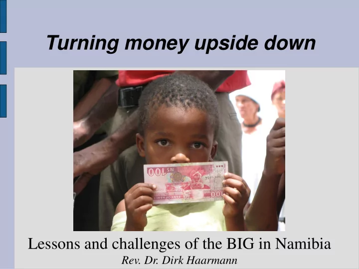 turning money upside down