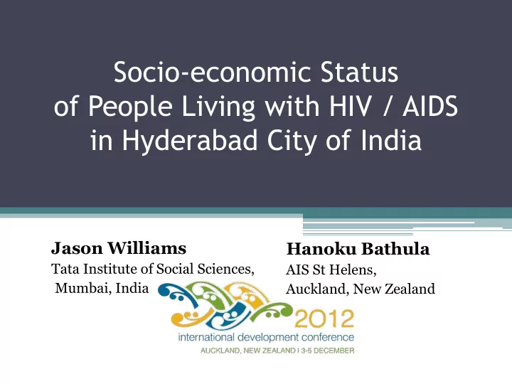 socio economic status