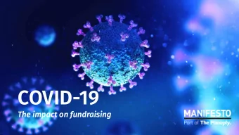 COVID-19  The impact on fundraising  Hello! Louise Lai - Transformation Director Phil Aiston -