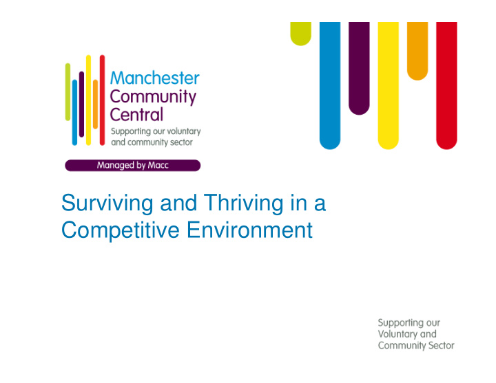 surviving and thriving in a competitive environment a