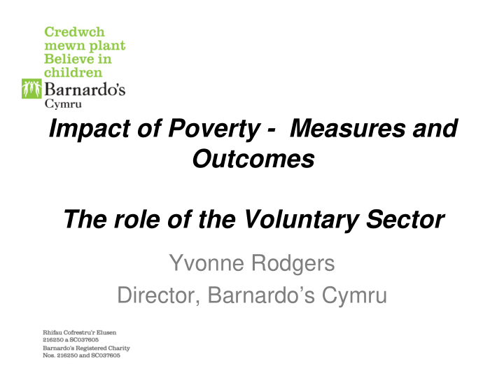 impact of poverty measures and outcomes the role of the