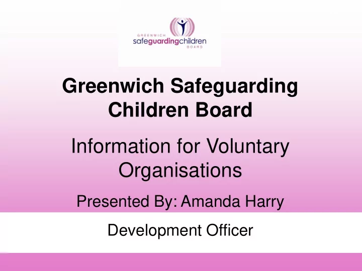 greenwich safeguarding children board information for