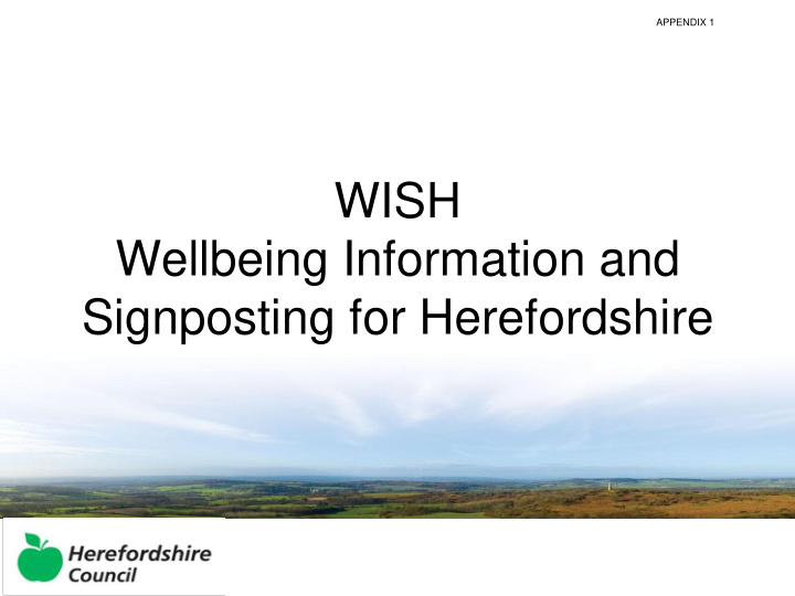 wellbeing information and