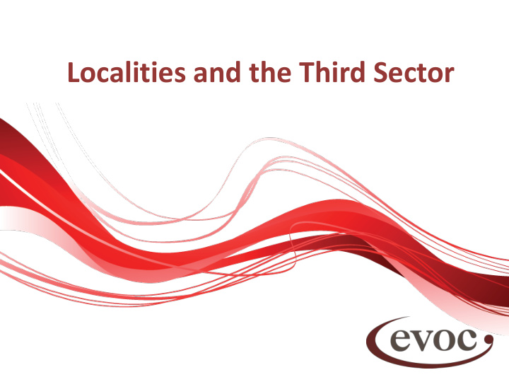 localities and the third sector