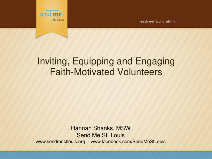 faith motivated volunteers