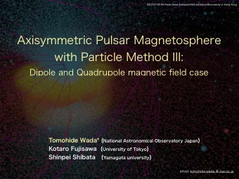 Axisymmetric Pulsar Magnetosphere  with Particle Method III:  Dipole and Quadrupole magnetic field