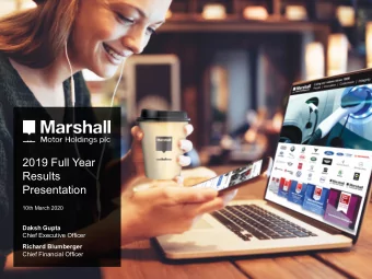 2019 Full Year  Results  Presentation  10th March 2020  Daksh Gupta  Chief Executive Officer