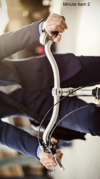 Minute Item 2  Page 1  Public health,  , air  ir quality and  sustainable transport:  Page 2  A