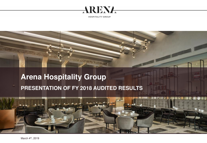 arena hospitality group