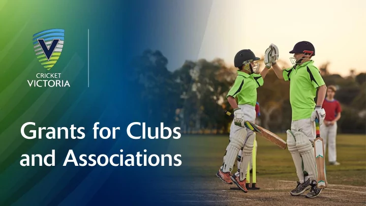 grants for clubs