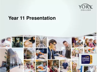 Welcome 2014-15 Life after Year 11  choices   Post-16 Options  Full-time education: A Levels