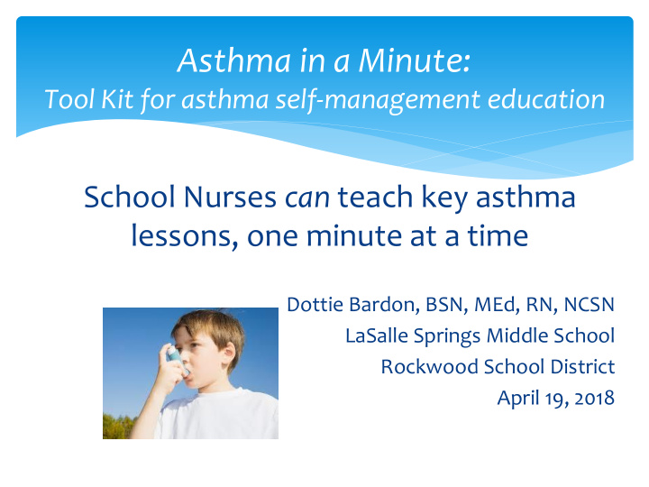 asthma in a minute