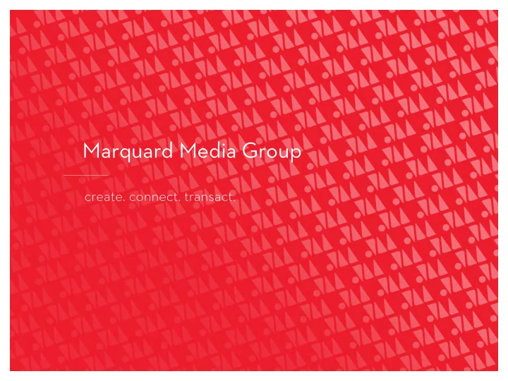 marquard media group