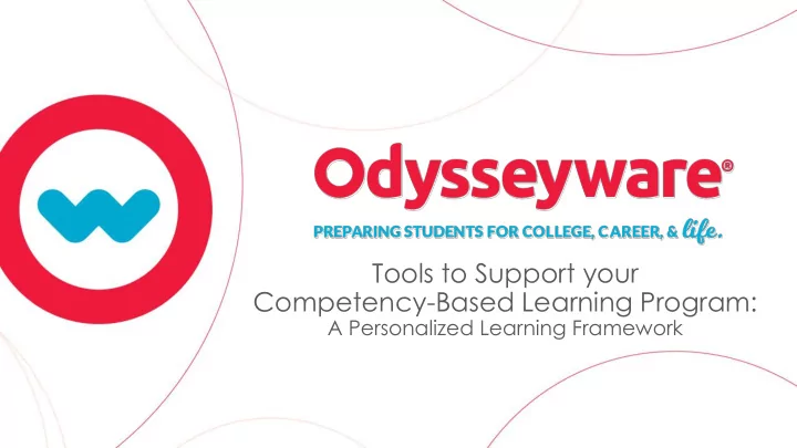 tools to support your competency based learning program