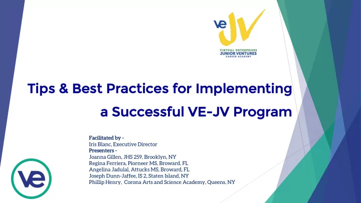 tips best pr practices fo for implementing a a suc ucces