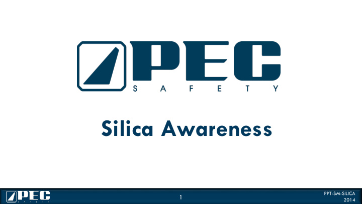 silica awareness