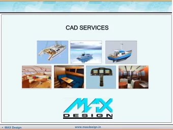 CAD SERVICES  CAD SERVICES  MAX Design  www.maxdesign.in  About us  About us:  MAX Design