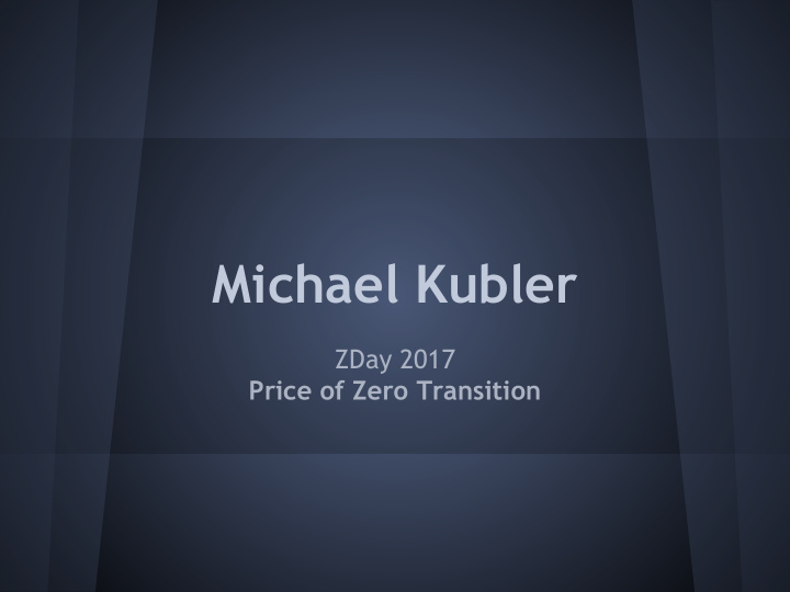 michael kubler