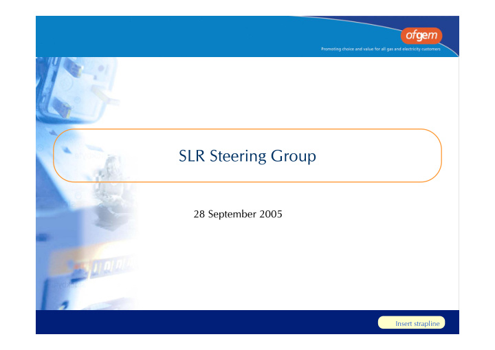 slr steering group