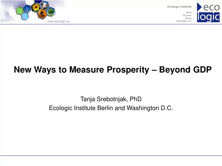 new ways to measure prosperity beyond gdp