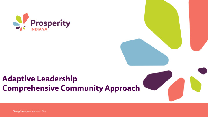 adaptive leadership comprehensive community approach