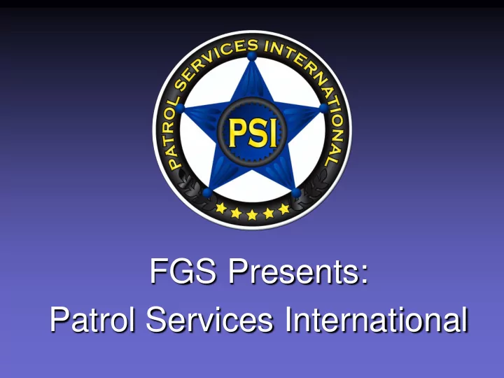 patrol services international patrol services