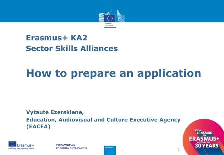 how to prepare an application