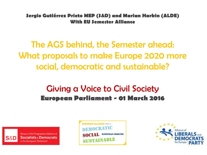 what proposals to make europe 2020 more