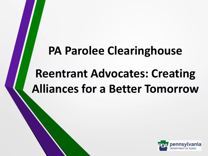 alliances for a better tomorrow our goal