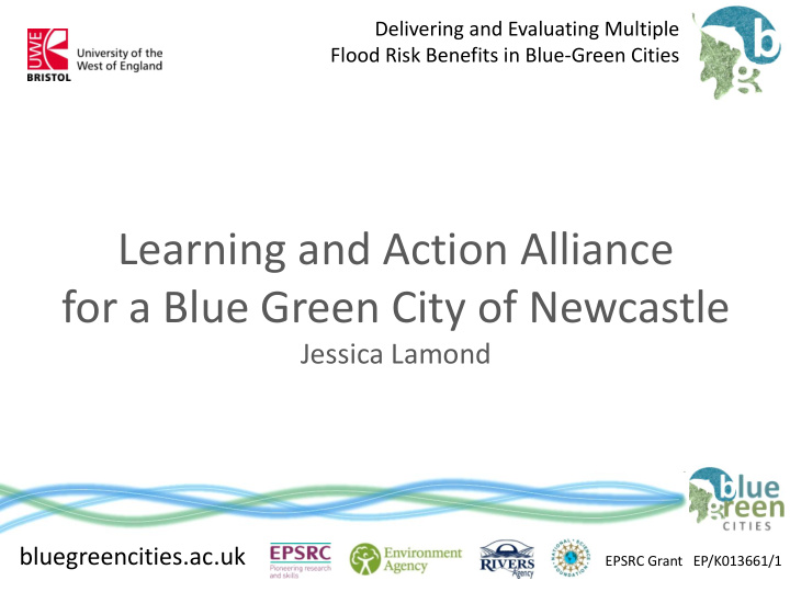 for a blue green city of newcastle