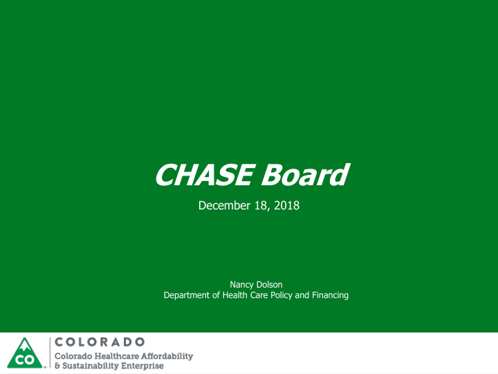 chase board