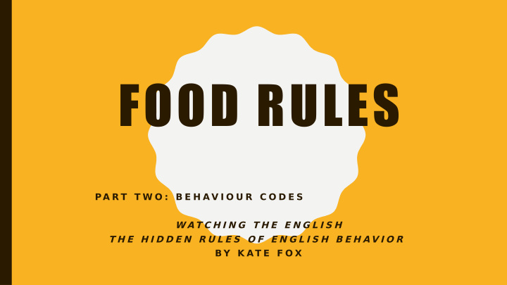 food rules