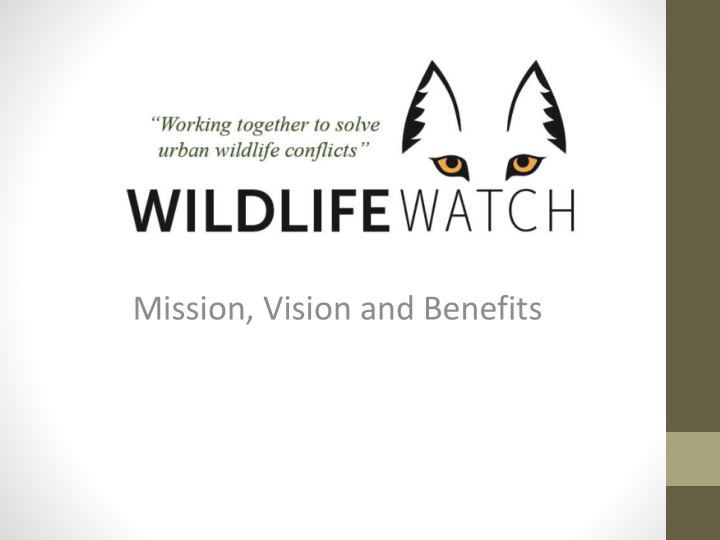 mission vision and benefits mission statement