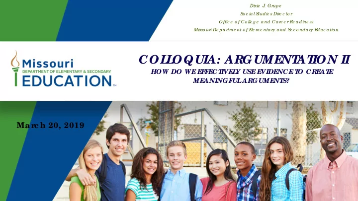 col l oquia argume nt at ion ii