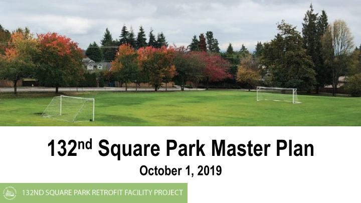 132 nd square park master plan