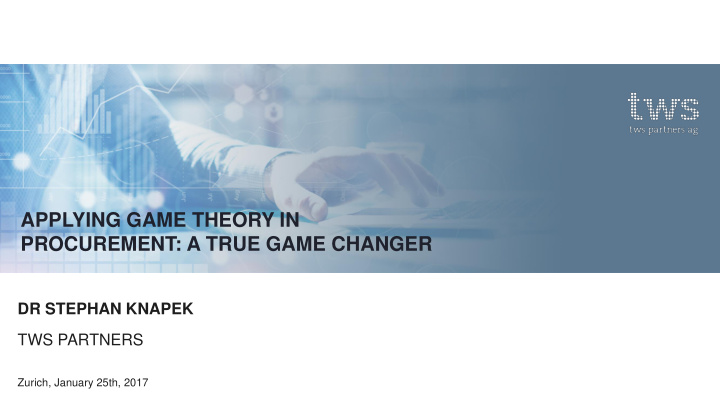 applying game theory in procurement a true game changer