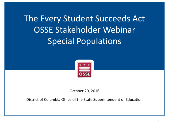 the every student succeeds act