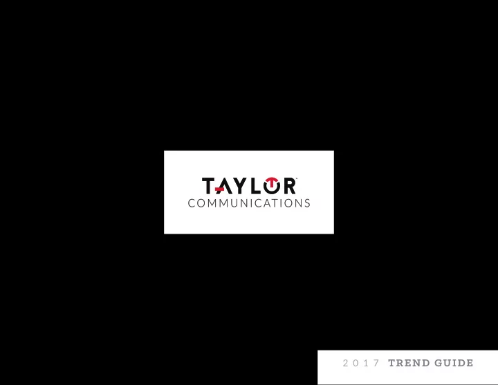 2 0 1 7 trend guide