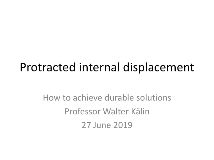 protracted internal displacement