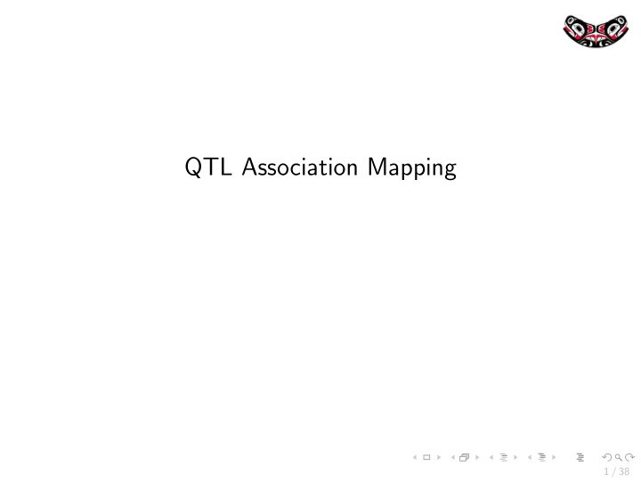 qtl association mapping