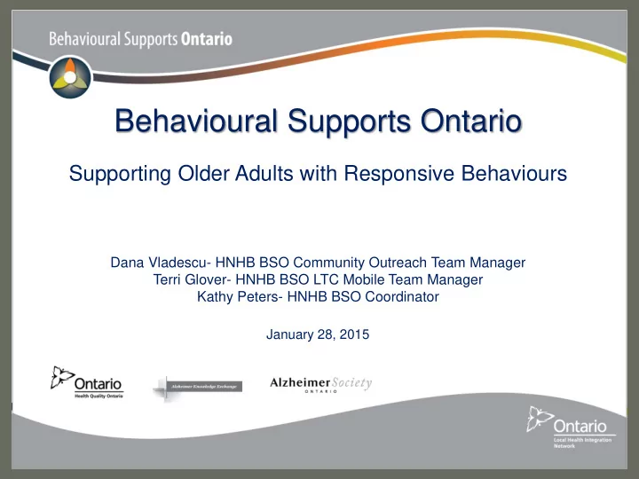 behavioural supports ontario
