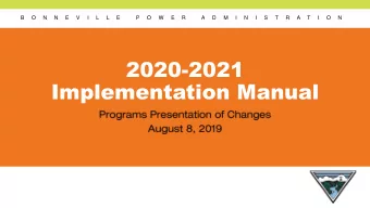 2020-2021  Implementation Manual  General IM Changes  Corinne Mauck, Implementation Manual