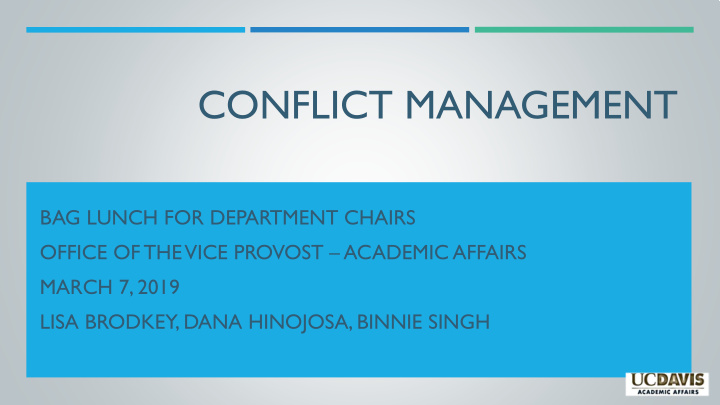 conflict management