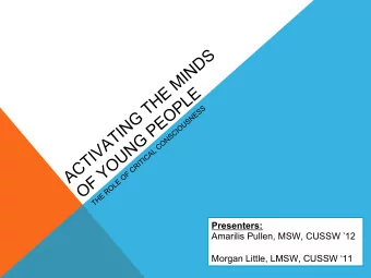 Morgan Little, LMSW, CUSSW 11  Welcome &amp; Icebreaker  WHY GROUP AGREEMENTS?   Share the